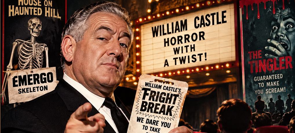 William Castle Theater Gimmicks brought horror movies into the audience
