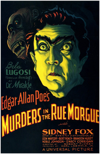 Poster from the Murders in the Rue Morgue 1932 Review