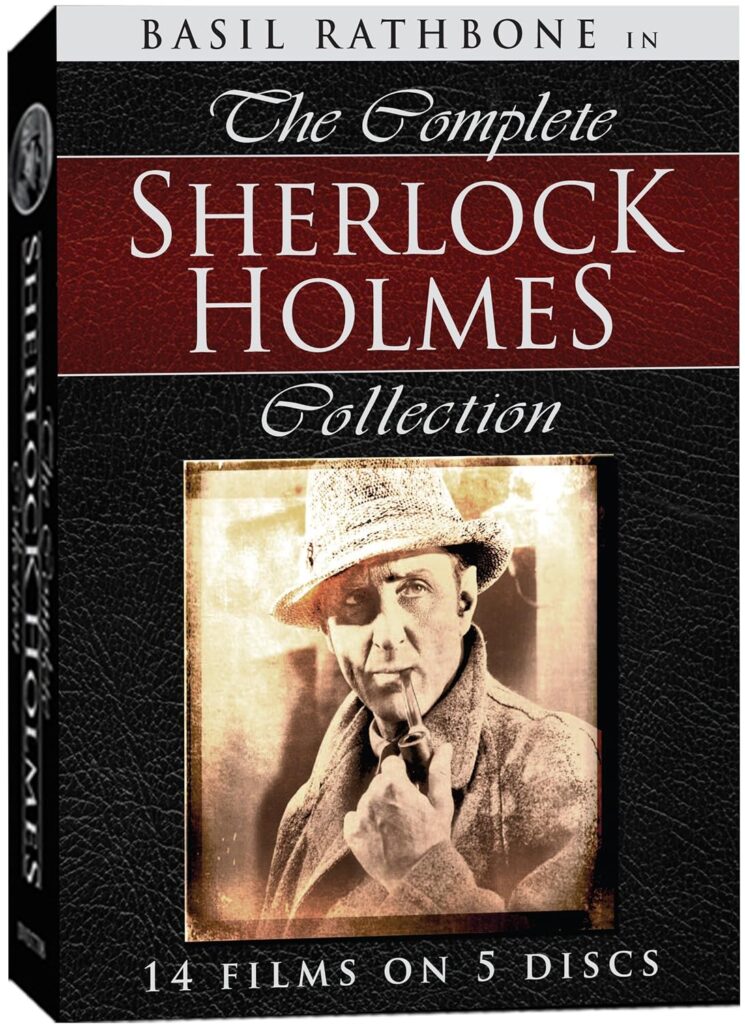 The Complete Sherlock Holmes Collection DVD featuring Basil Rathbone from the Basil Rathbone Biography