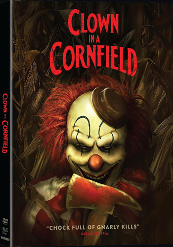 Clown in a Cornfield DVD featured in the Clown in a Cornfield Review