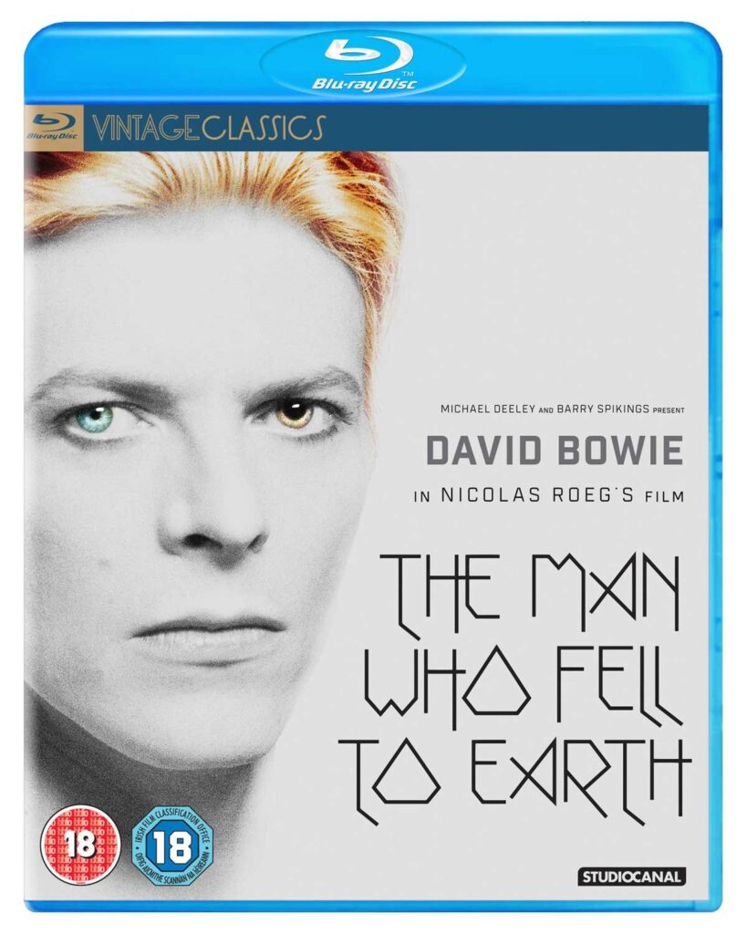 The Man Who Fell to Earth Blu-ray featuring David Bowie from the David Bowie Five Years Review