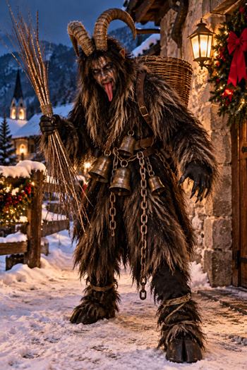 The Full look of your DIY Krampus Costume