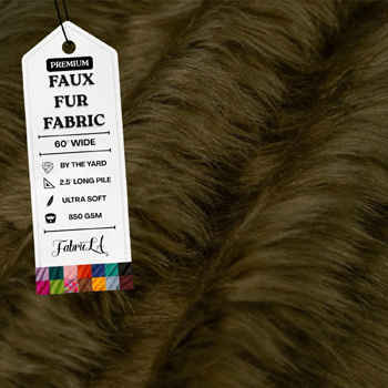 Faux fur fabric by the yard for a DIY Krampus Costume