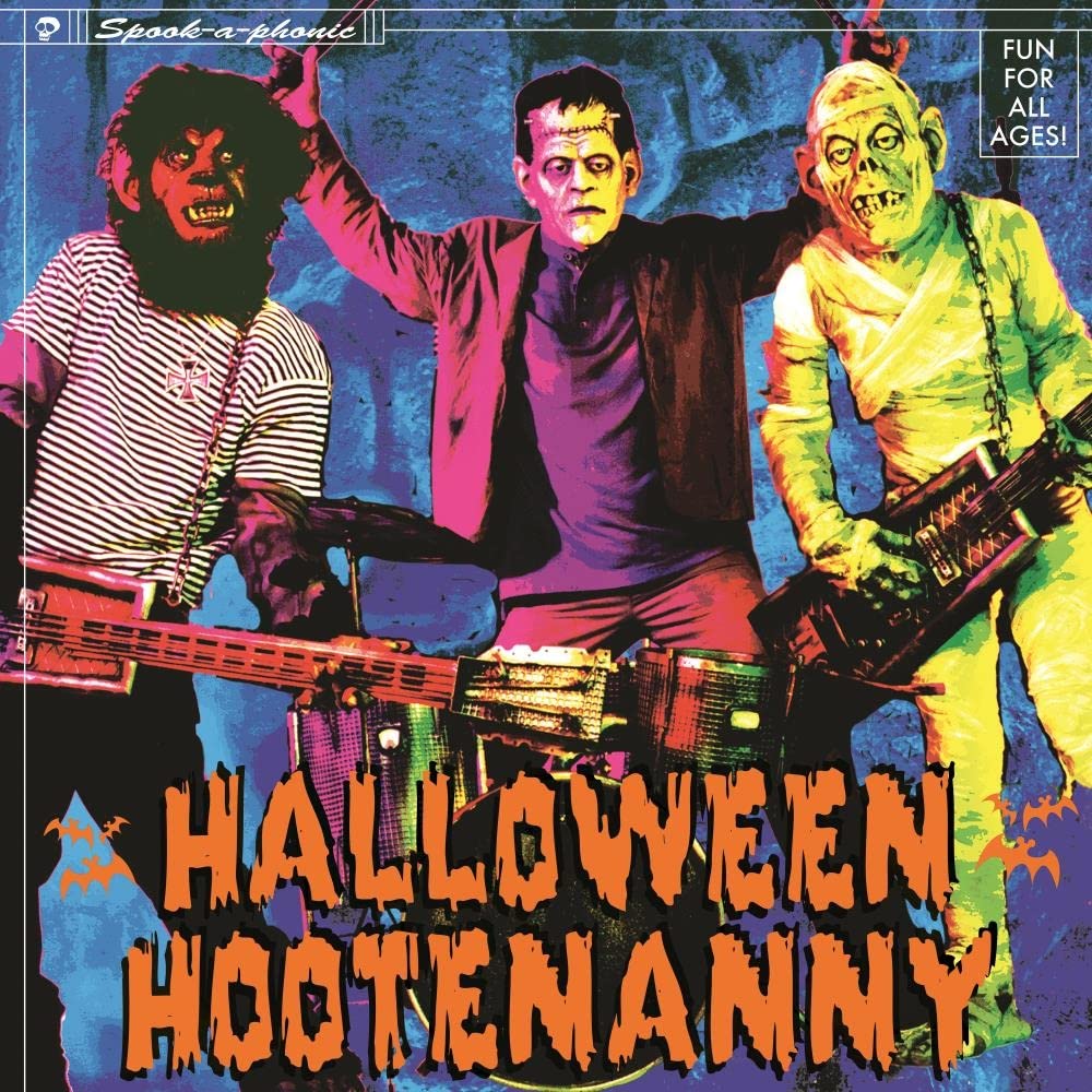 Halloween Hootenanny Review featuring the multicolor swirl vinyl LP
