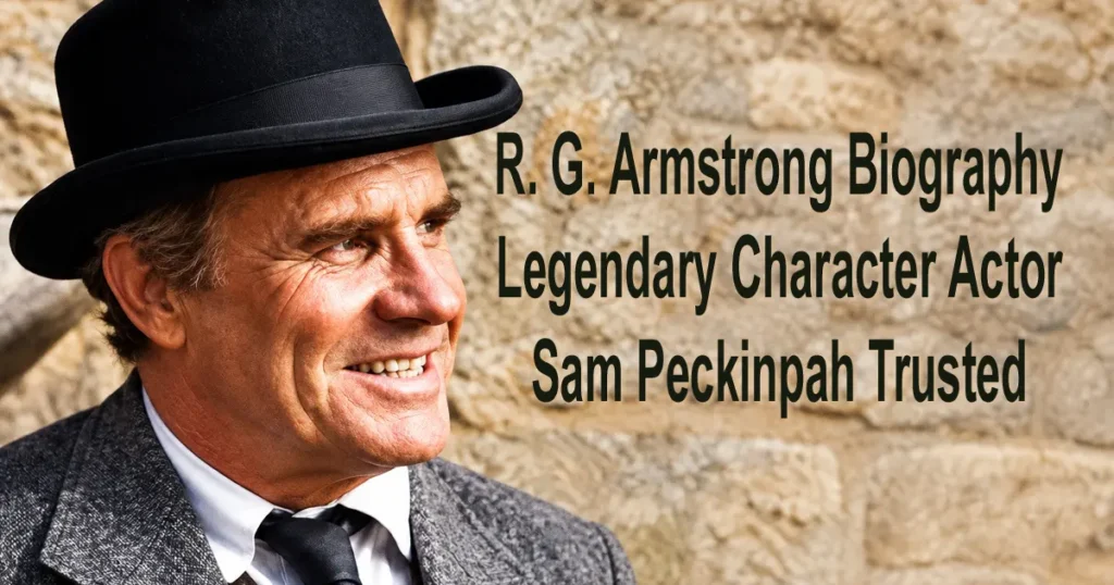 R. G. Armstrong Biography