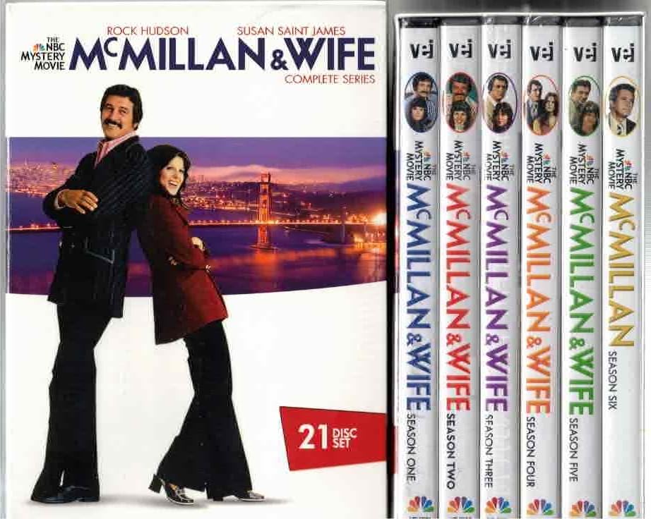 McMillan & Wife Complete Series DVD featuring Susan Saint James from the Susan Saint James Biography