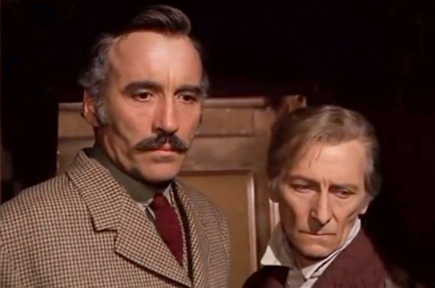 Christopher Lee and Peter Cushing 
