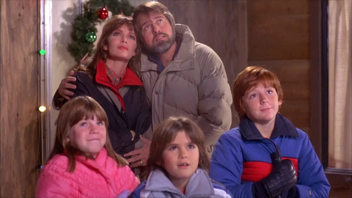 Jaclyn Smith as Claudia Baldwin in the 1984 holiday movie The Night They Saved Christmas Review.